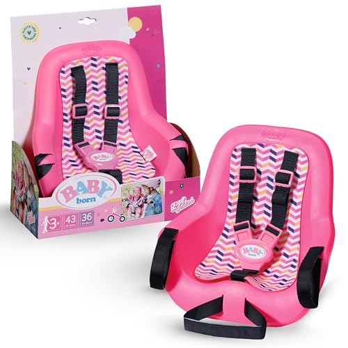 BABY born Fahrradsitz - Puppenfahrradsitz für 36cm & 43cm große Puppen -...