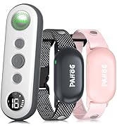 PAHOG Dog Shock Collar for 2 Dogs (8-120lbs), IPX7 Waterproof Rechargeable Training Collars for L...