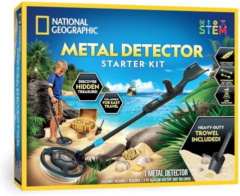 National Geographic Starter Metal Detector Kit for Kids - Metal D...