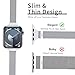 MARGE PLUS Slim Milanese Loop Compatible with Apple Watch Band for women 41mm 40mm 38mm 42mm 46mm 45mm 44mm, Stainless Steel Magnetic Mesh Strap work on iWatch Series 11 10 9 8 7 6 5 4 3 & SE 3 2 1