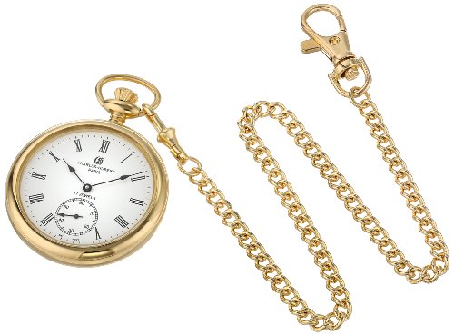 Image of Charles-Hubert, Paris Gold-Plated Open Face Mechanical Pocket Watch