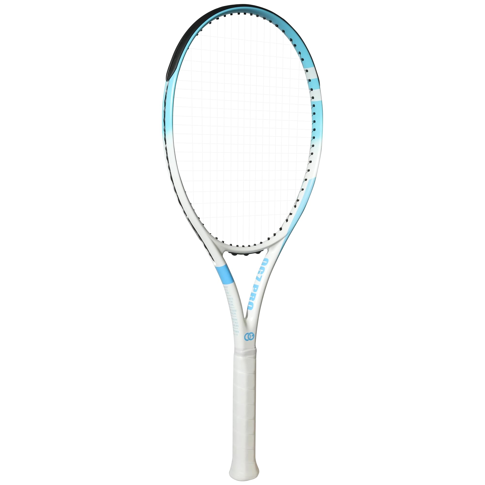 OGEENIER Racchetta da tennis 27 pollici, racchetta da tennis da donna, uomo, in grafite, per adulti, principianti e tempo libero, leggera, con borsa da tennis