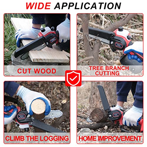 21V Cordless Drill With 6-Inch Mini Chainsaw #TOP4