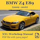 bmw z4 2019 toyota supra  BMW Z4 E89 (Model Years 2009-2016): XXL Workshop Manual / Repair / Service Manual # PDF file with 5404 pages # in English # Operation ebook (English Edition)