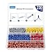 230PCS Wire Nuts Connectors Screw Terminals - Twist Nuts Caps Wire Connectors, with Spring Insert Twist Nuts Caps Connection Assortment Set