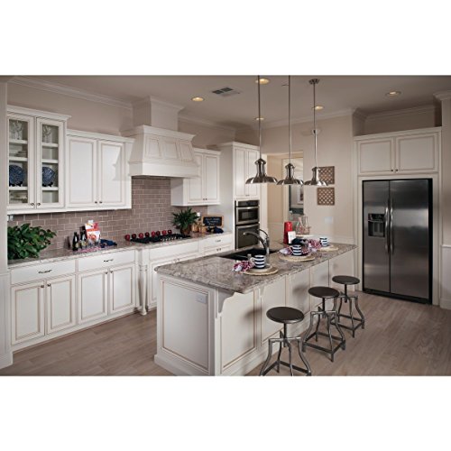 Brookside LED Collection Spun Metal Shade Coastal LED Pendant Light Brushed Nickel - Image 2