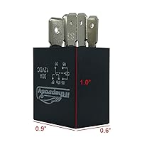 Vista 2 de iRhapsody - Relé de arranque multiuso de 5 pines, 12 V, 30 A, SPDT