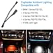 Jaronx Compatible with BMW LED Console Ambient Light for 1' F20 F21, 2' F22 F23, 3' F30 F31 F80, 4' F32 F33, X1 E84, Center Console Cup Holder Lights LED Ambient Lighting-Orange/White