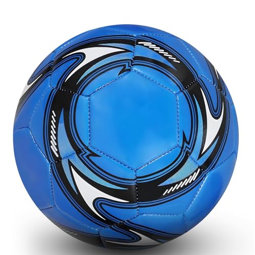 Piłka nożna, rozmiar 5, piłka nożna 21 cm, rozmiar 5, profesjonalny trening, unisex, dla profesjonalistów i początkujących, do sportów wewnątrz i na zewnątrz, z igłą do nadmuchiwania i torbą do