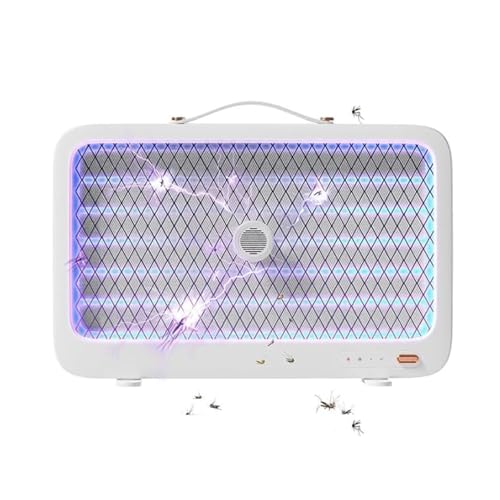 Image of HiCare Portable MosSwatter - Rechargeable UV LED Bug Zapper with 10 Beads | 2000mAh Battery | Indoor & Outdoor Insect Killer | Safe for Kids & Pets