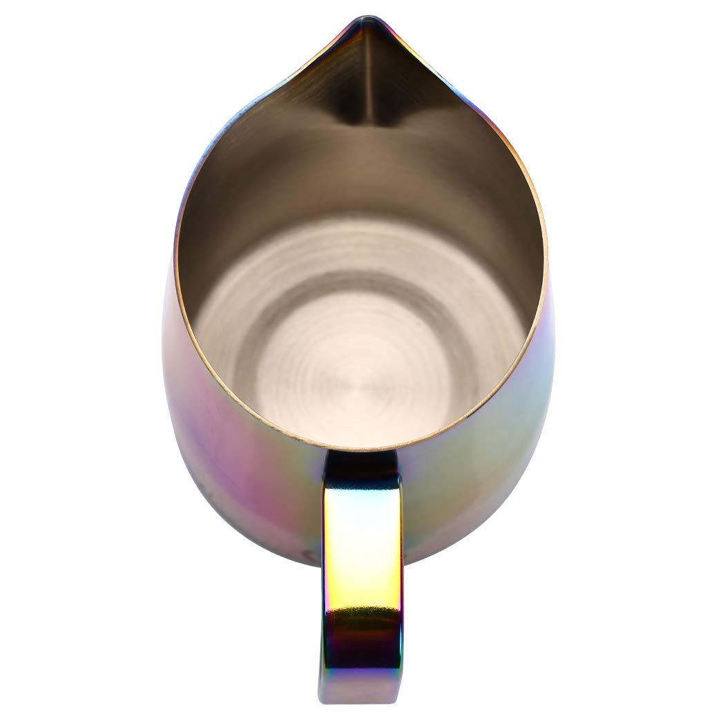 Brocco Fumante Per Cappuccino Brocca Per Il Latte Espresso Acciaio Inossidabile Tazza Di Caffè Latte Art 420ml Multicolore