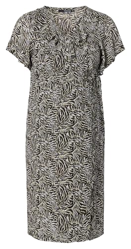 Supermom Dress Nursing Short Sleeve All Over Print Palm Lea Vestido, Vetiver-P951, 36 para Mujer