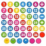 【Colorful and Attractive Design】: Each floor numbers for classroom lining up features a vibrant colorful design, making them visually appealing and engaging for young children. The set includes numbers from 1 to 30, additional symbols and icons(Line ...