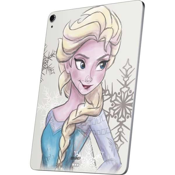 Skinit Decal Tablet Skin Compatible with iPad Air 11in (2024-2025) - Officially Licensed Disney Frozen Elsa Snowflakes Art Design