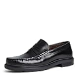 Men's Mello Luxurious Italian Leather, Easy Slip On Shoes, Black