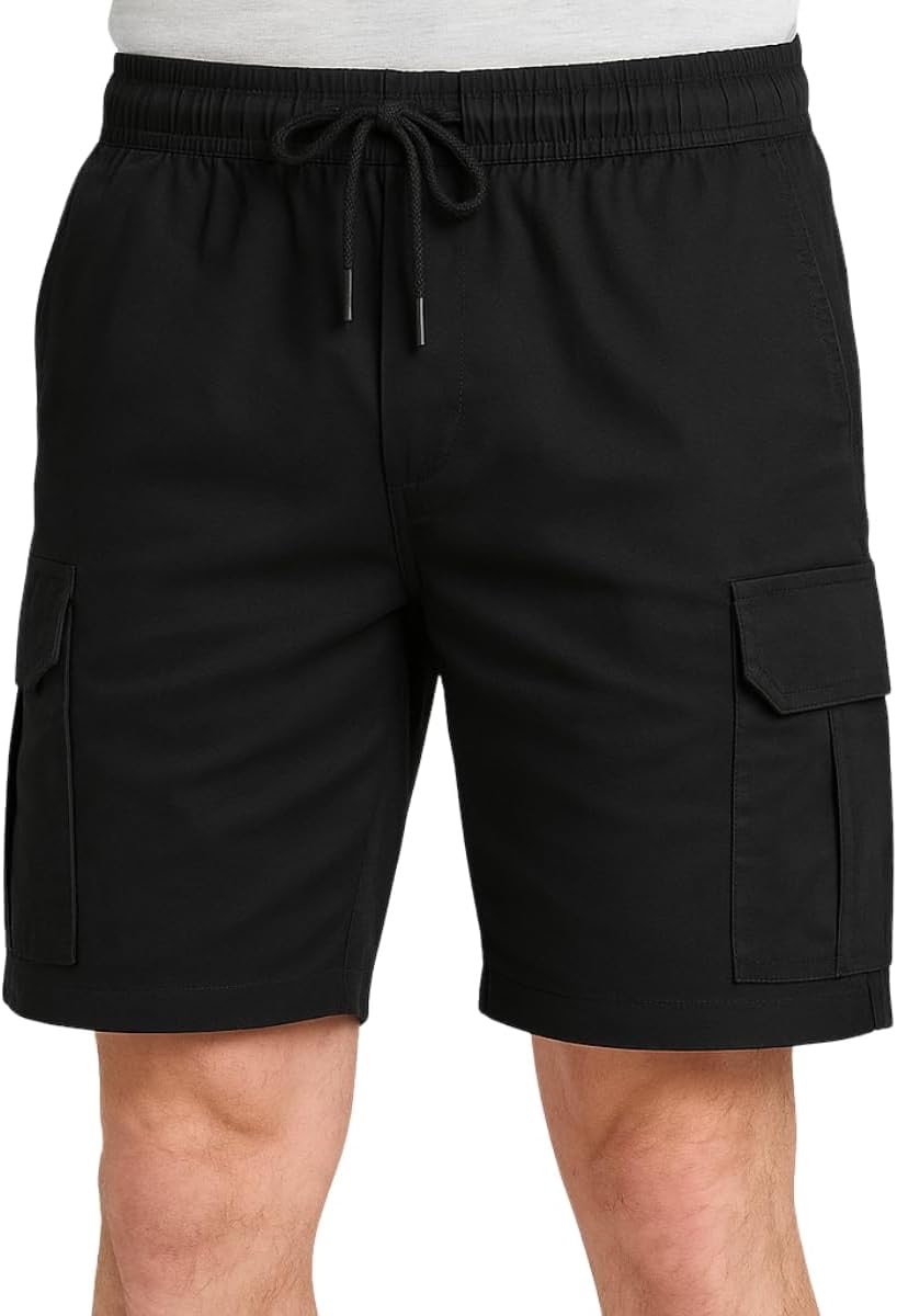 Bermuda Cargo Masculina Curta Streetwear casual Short Sarja Bolsos Laterais