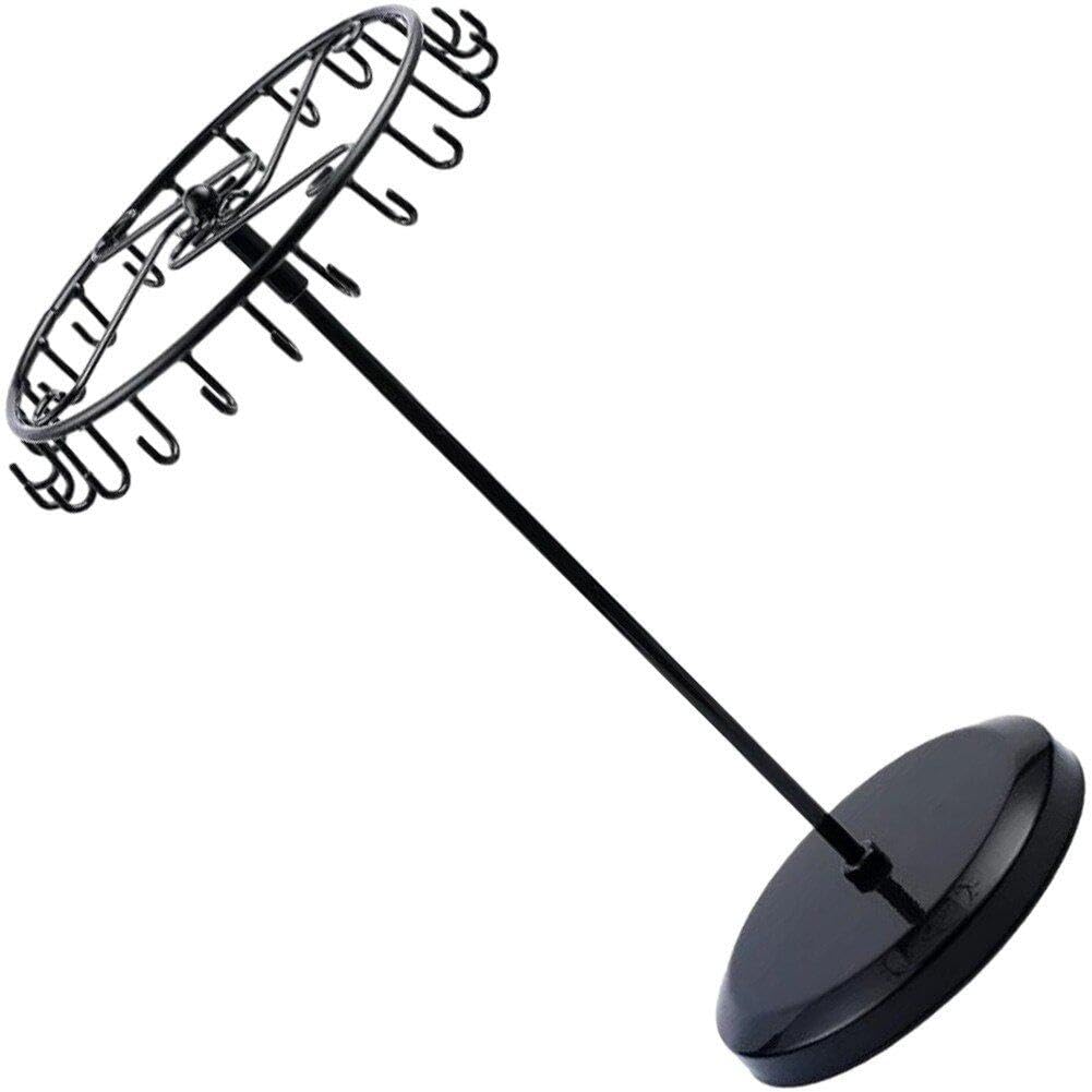 Support de bijoux rotatif pour éviter les colliers emmêlés sur votre commode