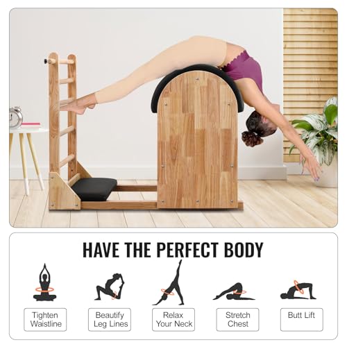 Pilates-Ladder-Barrel-Ladder-Barrel-Pilates-Barrel-Vintage-Spine-Corrector-Barrel-Pilates-for-Home-Gym-Body-Balance-Core-Strengthening-and-Stretching