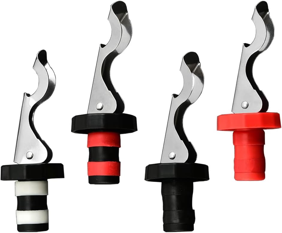 Bouchon Verseur Huile D'olive Lot De 8 Bouchons Verseurs Acier Inoxydable - Pour Bouteilles De Vin, Huile, Vinaigre - Avec Clapet Anti-Poussière Verseur Bouteille Huile Vin