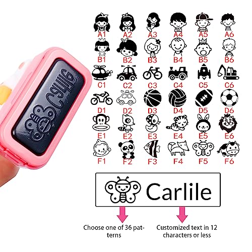 Name Stamp for Clothing Kids Waterproof, Personalized Custom Clothes Stamp view 4