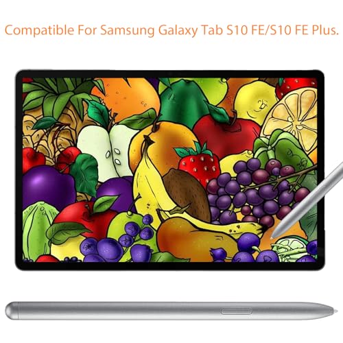 Image of Galaxy Tab S10 FE S Pen for Samsung Galaxy Tab S10 FE Stylus Pen Replacement + Free 5 Tips for Samsung Galaxy Tab S10 FE Plus Stylus Pen (Silver)