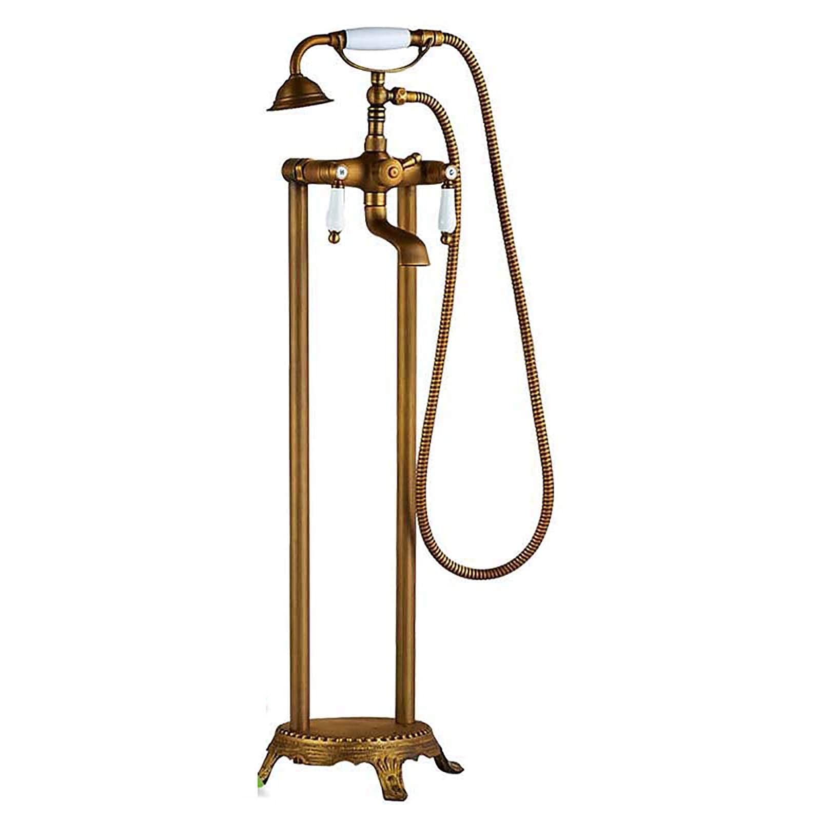 Robinet de baignoire autoportant pour créer une ambiance spa et relaxation chez soi