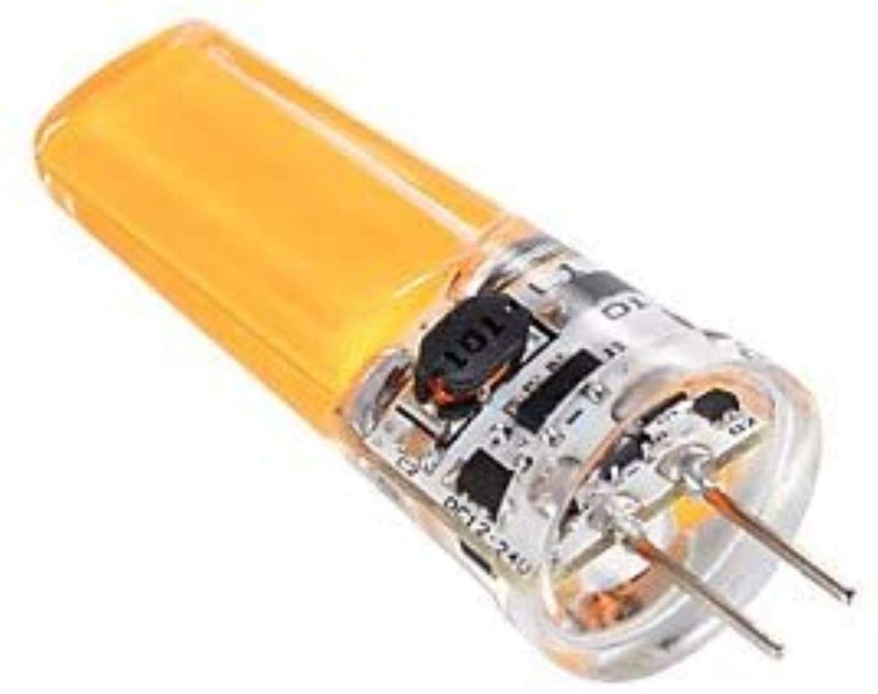 G4 Kristalllampe Led Lampen-Korn 12V Stecker-Birnen-Kristalllampe 220v Energiesparlampe (5-Pack) (Color : Warm White)