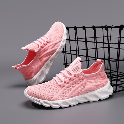 Image of DLWKIPV Womens Slip on Walking Tennis Shoes for Women Work Running Athletic Gym Sports Sneakers Lightweight Casual Shoe