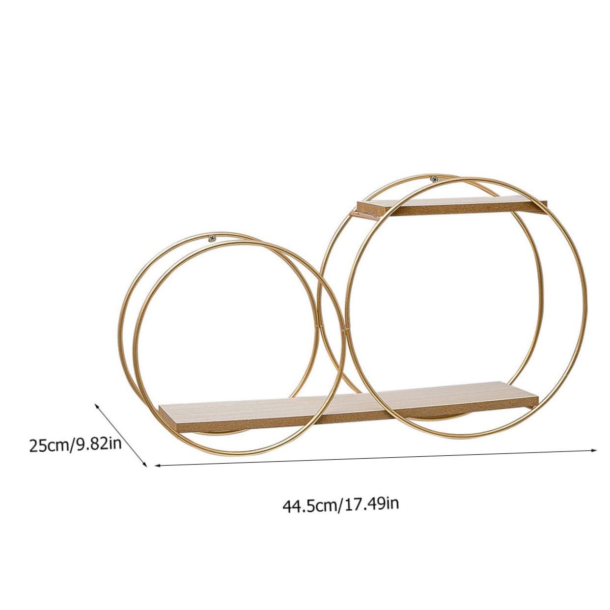 ABOOFAN 1pezzi Cesto Portaoggetti in Scaffale Sospeso in Ferro Scaffale per Opere d Arte da Parete Cestino Portaoggetti da Appendere Design Creativo e Chic