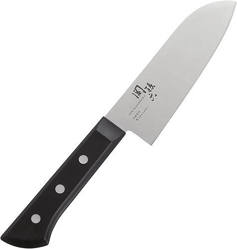 Kai KAI AB5421 - Cuchillo Santoku pequeño Seki Magoroku Wakatake, 5.7 pulgadas, fabricado en Japón