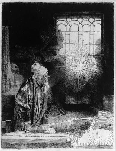 Tableaux Graffiti Art Mural Rembrandt Faust : Impression Moderne premium SERENDIPITP 60x90
