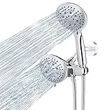 SunCleanse 35 Setting Handheld Shower Head Combo, Dual 2 In 1 Shower Head Set with Patented 3-Way...