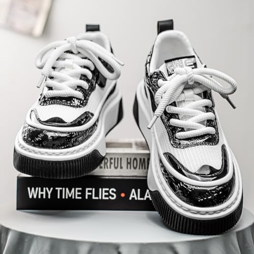 Men's Lace - up Skate Sneakers: Fashion - Forward Designs. Ideal for Skating and Casual Wear.4