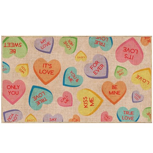 Whaline Valentine's Day Doormat Conversation Love...