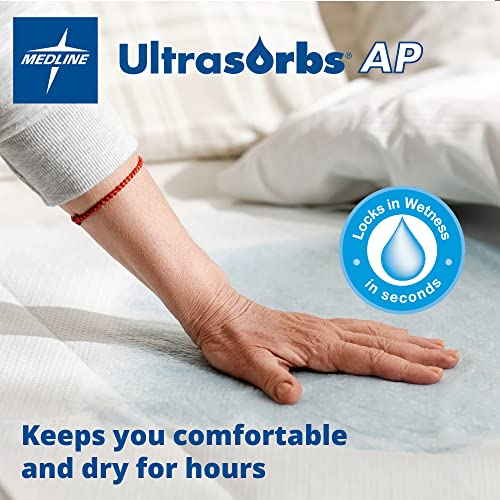 Medline Ultrasorbs Ap Drypads, Super Absorbent Disposable Underpad, 30 X 36 Inches, 10 Count (Pack Of 4), Great For Use As Bed Pad Protector, Furniture Protection, Incontinence Care #TOP1