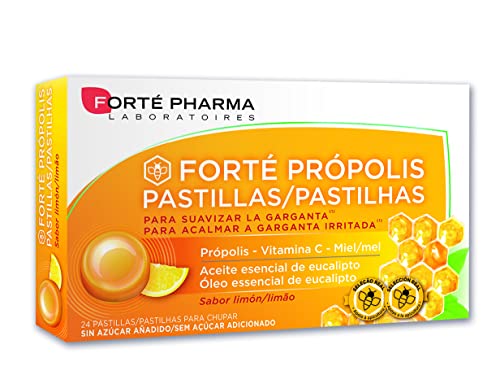 Forte Pharma - Forté Propolis Pastillas para Chupar Limón. 24 Pastillas.
