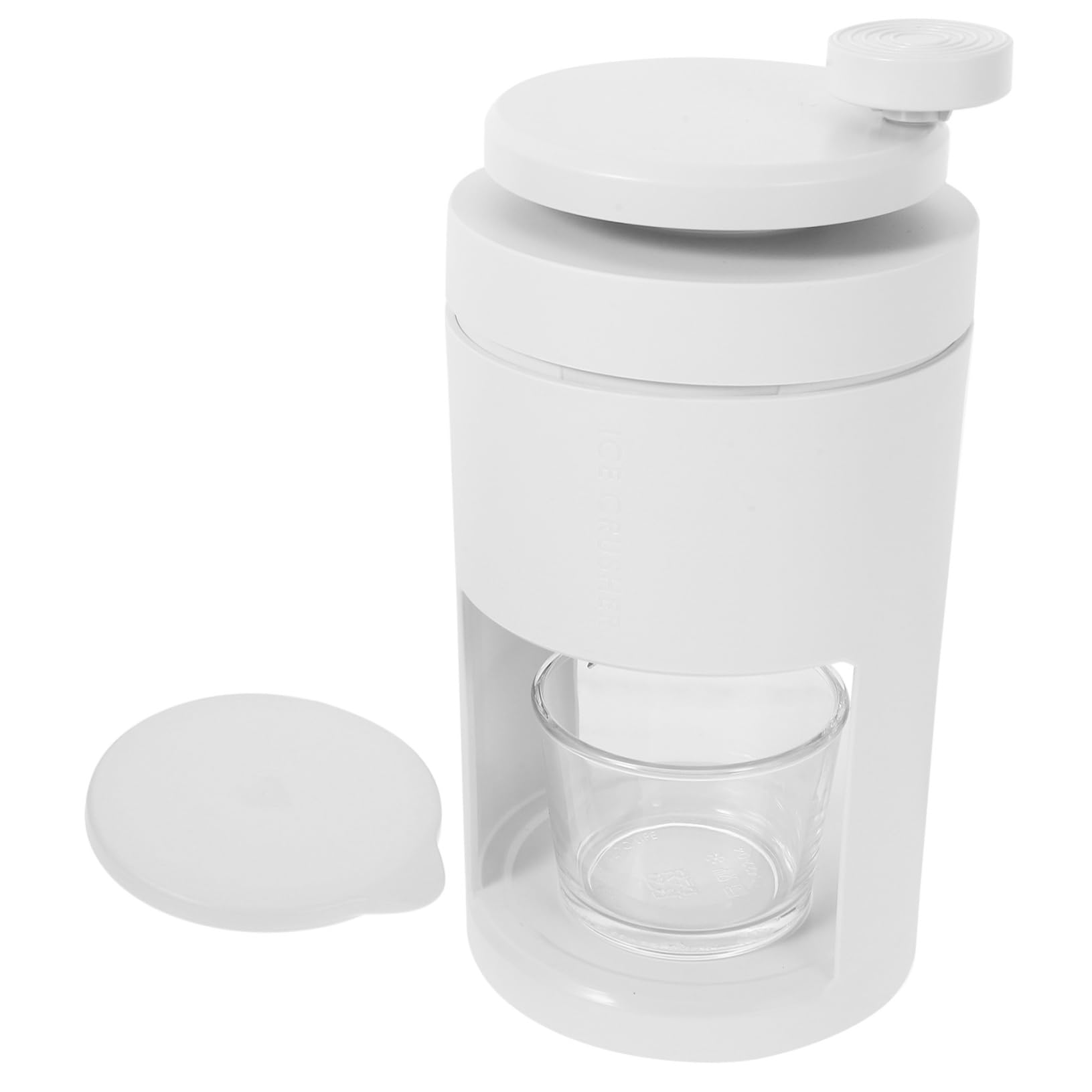 OKUMEYR Manual Crushed Ice Machine Portable Ice Shaver for Home Use Ice Snow Cone Maker with Removable Ice Tray for Parties and Events