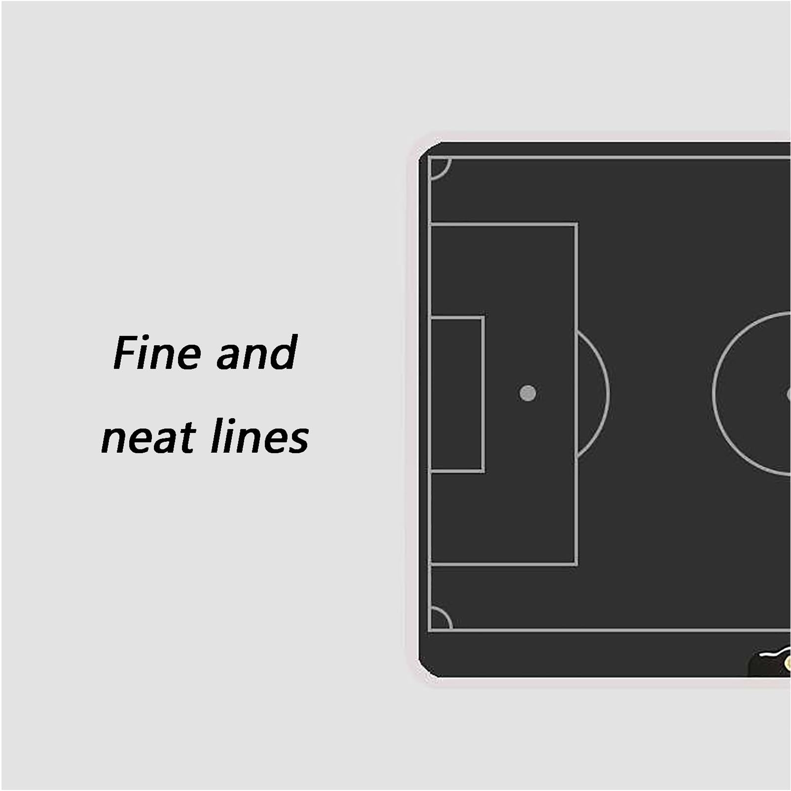 Lavagna Elettronica for Scaletta di Calcio, Lavagna for Allenatori LCD da Basket, con Penna Scrivere a Induzione, Materiale Durevole, Partite, Allenamento, Insegnamento(Tennis)