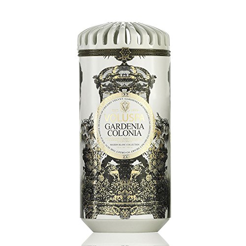 Voluspa Ceramica Alta Maison Candle 15 oz - Gardenia Colonia