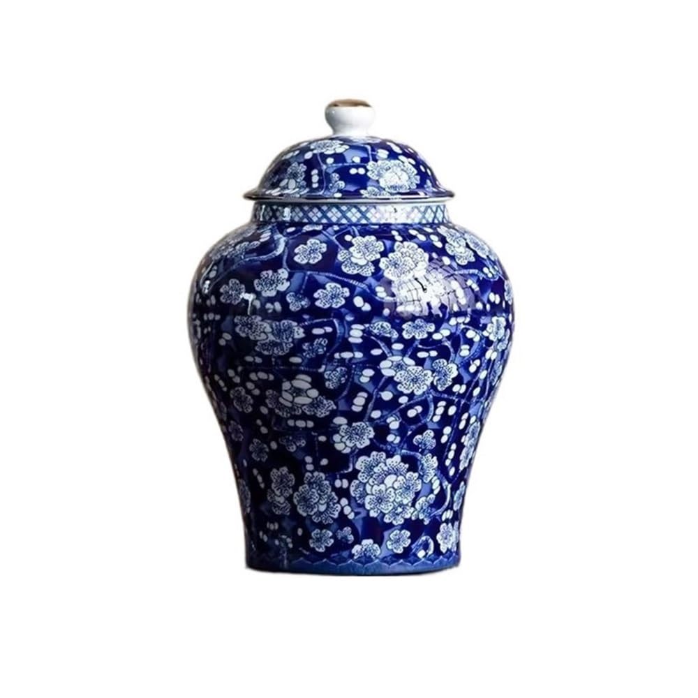 CHENGAIJIAN Tea Canister Large Capacity Ceramic Jar Household Celadon Porcelain Tea Warehouse Candy Coffee Storage