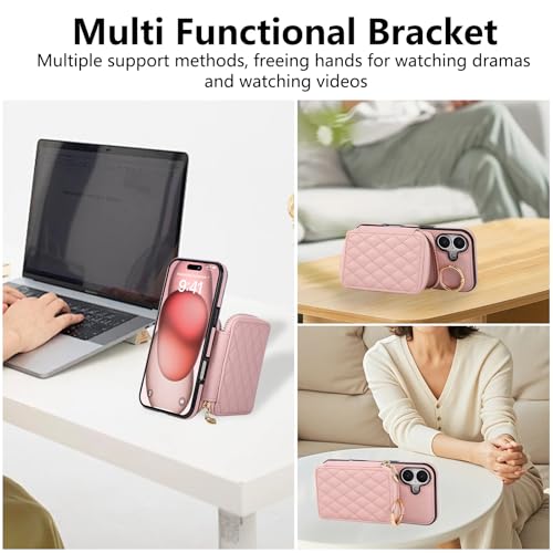 Coque iPhone 17 Asuwish XKZHAXLLB rose protection élégante - 3
