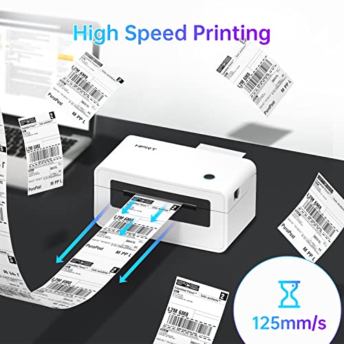 Image of HPRT Shipping Label Printer 4x6- N41 Thermal Printer, Barcode Printer for Shipping Packages, 125mm /s High-Speed Thermal Printer for Windows & MAC, Compatible with India Post DHL,Amazon