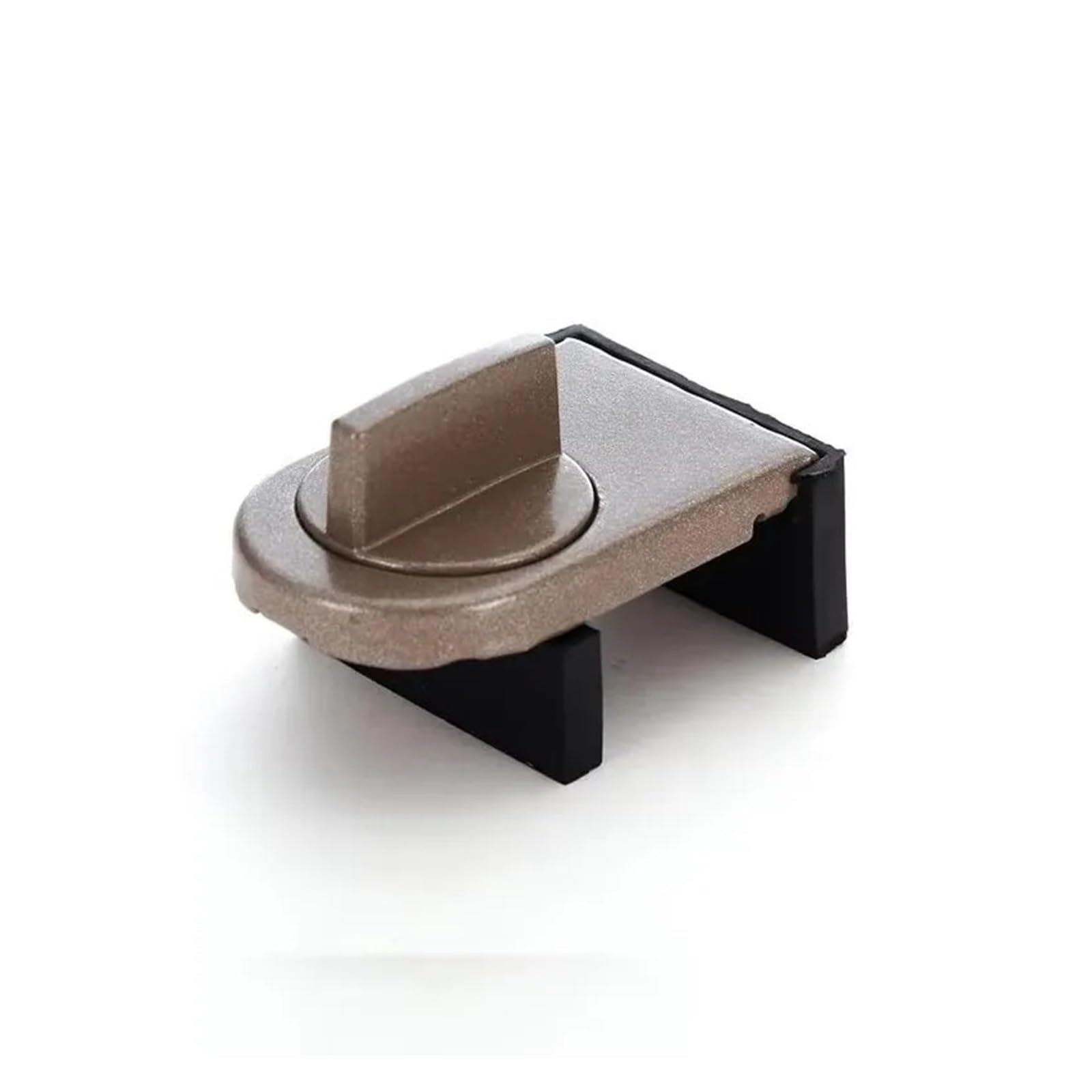 Lot de 2 verrous antivol for fenêtre, antichute for enfants, réglables et fixes(Brown 2PCS)