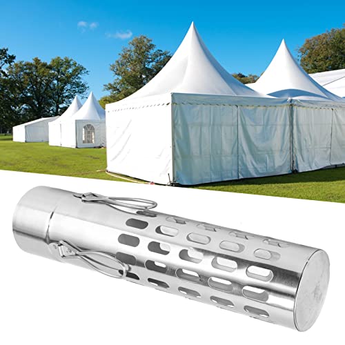 Haofy Zelt-Schornstein-Abdeckung, Tragbare Belüftung, Wetterfeste Edelstahl-Zeltofen-Rohrkappe für den Außenbereich