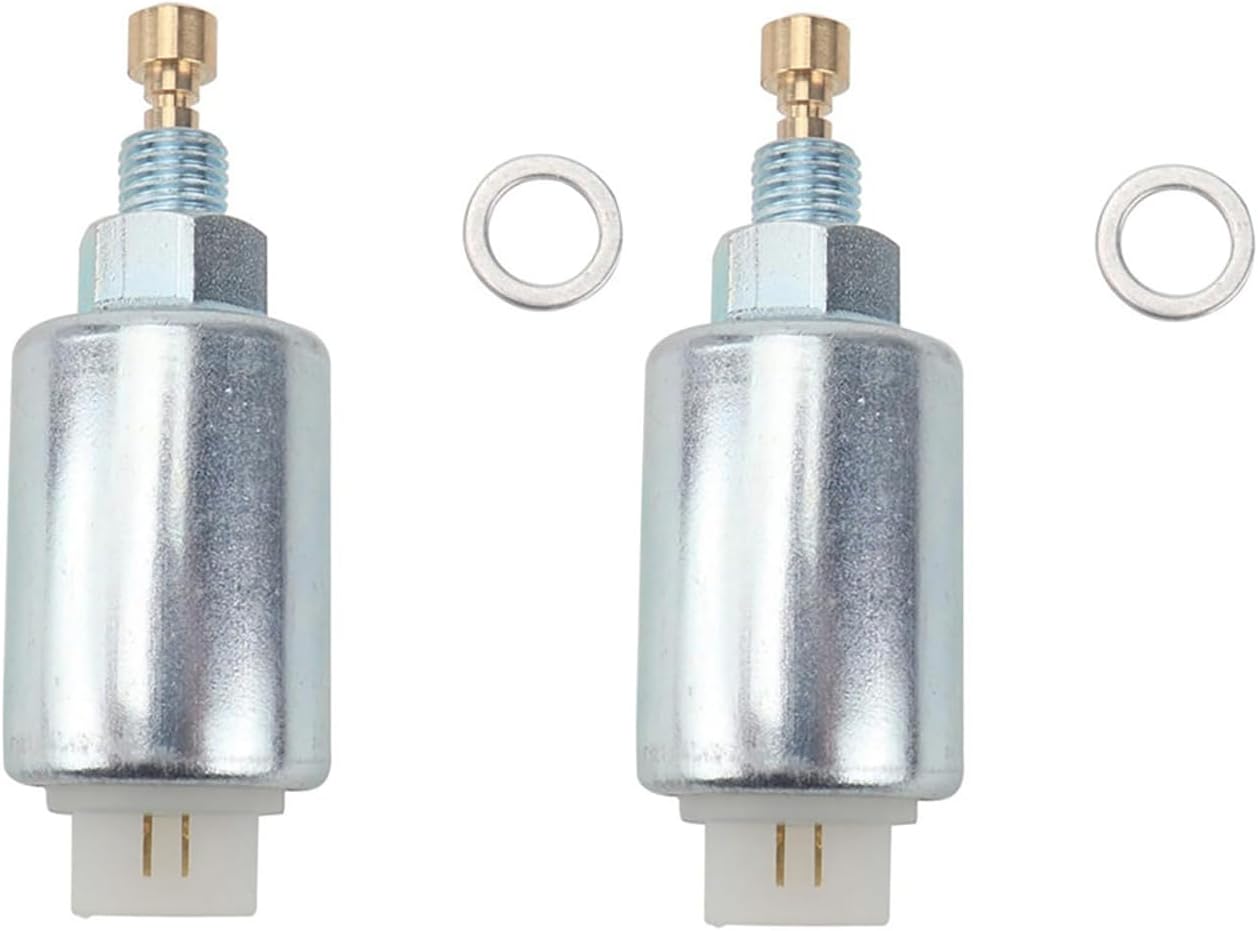 2PCS Carburetor Fuel Solenoid Replace Part 699878 Carb Solenoid Compatible for Briggs Lawn Mower Tractors Accessories