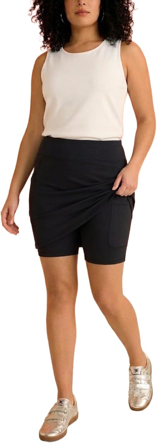 Roaman's Women's Plus Size Soft Sculpt A-Line Pull-On Skort