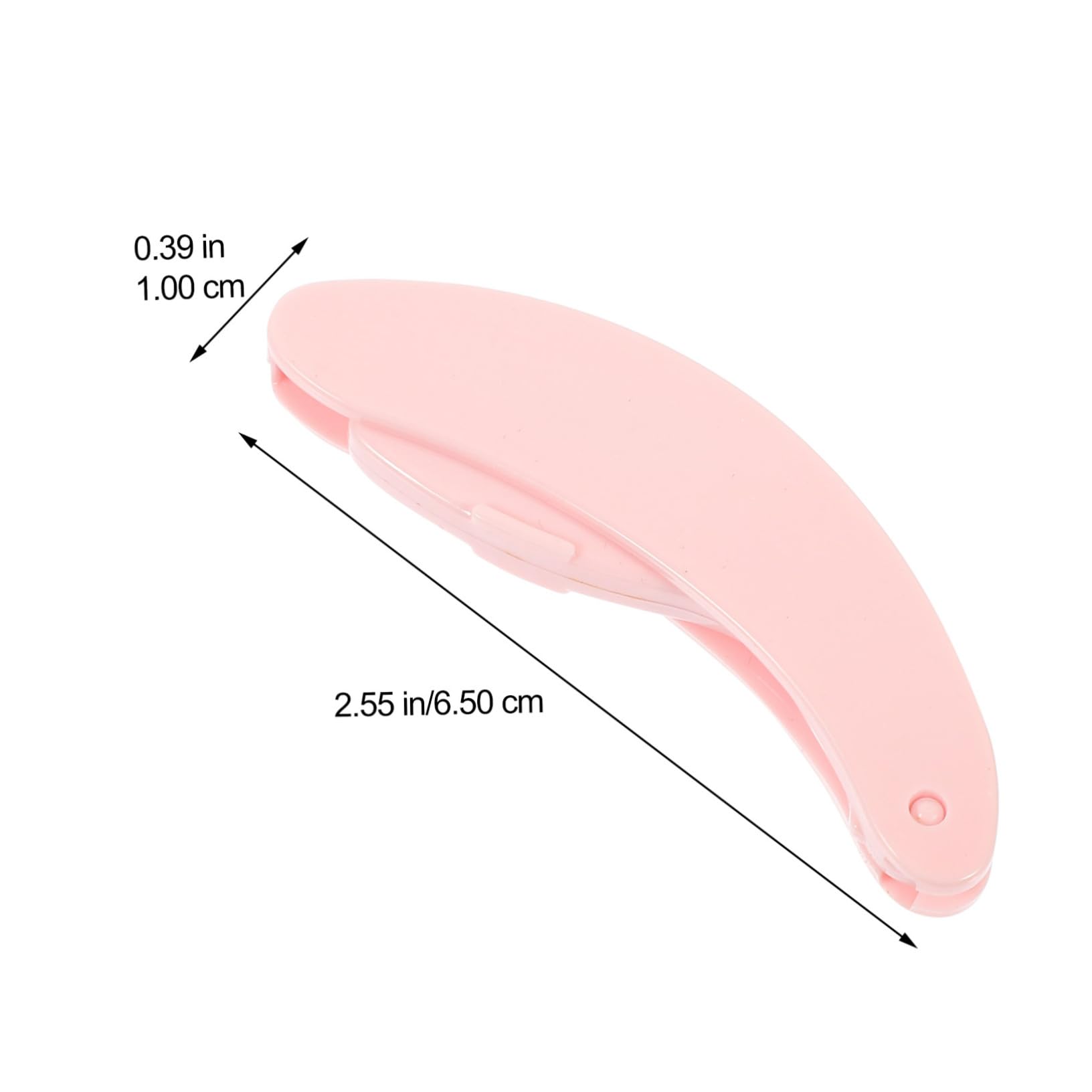 Didiseaon Metal Tooth Eyebrow Comb Plastic Handle Brow Brush Curved Eyebrow Tool Folding Eyelash Comb Beauty Makeup Brush Random Color