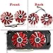 Dotodo 2 Stück FD10U12S9-C Grafikkartenkühler, 85 mm, 4-polig, GPU-Grafikkarten-Kühler, Mining-Lüfter für XFX RX 570 RS RX 580 RS Grafikkarten Kühlung Ersatz-Lüfter