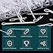 Swpeet 300Pcs Zinc Plated Steel Cotter Pin Hair Pin Hitch Pin Clips Fastener Fitting Assortment Kit, Multiple Sizes Hair Pins R Clips Fastener Set for Use on Hitch Pin Lock System