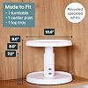 YouCopia SmoothSpin Bandeja Giratoria de Dos Niveles, Organizador Giratorio Lazy Susan 6